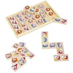 Gifi Jeux De Société Et Éducatifs<Domino en bois 28 pièces