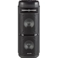 Double enceinte bluetooth à LED Party Speaker noire*Gifi Outlet