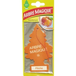 Gifi Désodorisant pour voiture arbre à suspendre senteur pêche