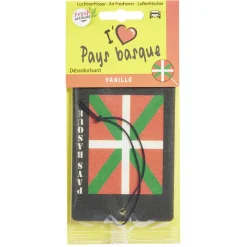 Gifi Désodorisant voiture carte magique I love Pays Basque senteur vanille