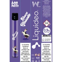 E-cigarette jetable choco noisette 2 ml 0.9% nicotine*Gifi Clearance