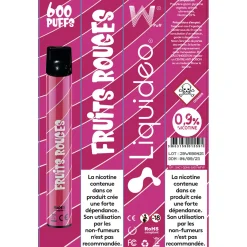 E-cigarette jetable fruit rouge 2 ml 0.9% nicotine*Gifi New