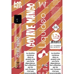 E-cigarette jetable goyave mangue 2 ml 1.7% nicotine*Gifi Sale