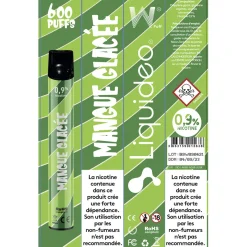 E-cigarette jetable mangue glacé 2 ml 0.9% nicotine*Gifi Best