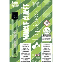 E-cigarette jetable mangue glacé 2 ml 1.7% nicotine*Gifi Best