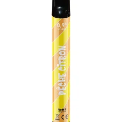 E-cigarette jetable pêche citron 2 ml 0.9% nicotine*Gifi Clearance