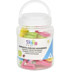 Gifi Jeux Créatifs<Emporte pièce pour pâte à modeler chiffre ou lettre