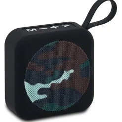 Enceinte Bluetooth nomade Homday Xpert noir et treillis*Gifi Hot
