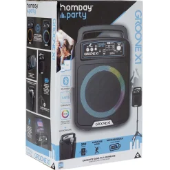 Enceinte Homday Groove X1 sur pied*Gifi Best