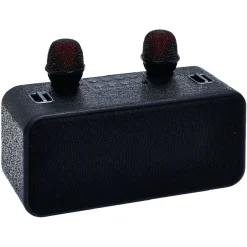 Enceinte karaoké 2 micros Homday Party - portée 10m autonomie 3h*Gifi Online