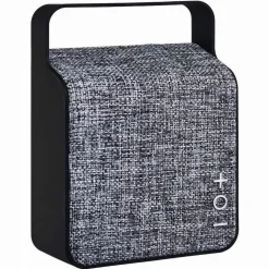Enceinte portable Bluetooth Homday abs finition tissu gris*Gifi Best