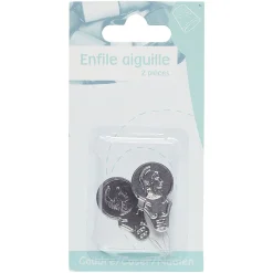 Gifi Enfile aiguille x2 argenté