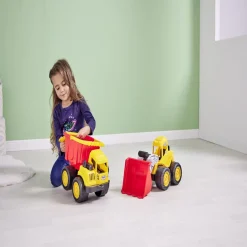 Gifi Jeux D'Imagination Et D'Imitation<Engin de chantier jaune et rouge