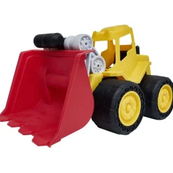Gifi Jeux D'Imagination Et D'Imitation<Engin de chantier jaune et rouge