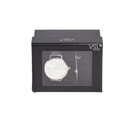 Outlet Gifi Ensemble montre et bracelet femme argenté