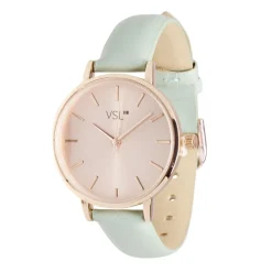 Discount Gifi Ensemble montre et bracelet femme rose gold et vert pastel
