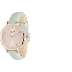 Discount Gifi Ensemble montre et bracelet femme rose gold et vert pastel
