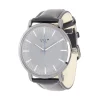 Best Gifi Ensemble montre et bracelet homme simili noir
