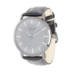 Best Gifi Ensemble montre et bracelet homme simili noir