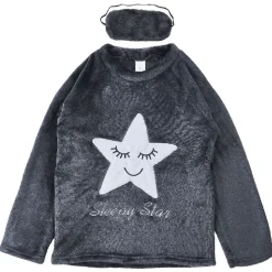 Online Gifi Ensemble pyjama hiver motif étoile avec masque de nuit