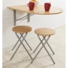 Gifi Ensemble table pliante murale et 2 tabourets