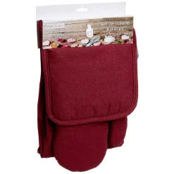 Gifi Ensemble tablier de cuisine, gant et manique