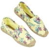 Best Gifi Espadrilles Femme imprimé tropical jaune T36/40