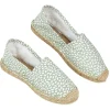 Hot Gifi Espadrilles Femme imprimé vert et blanc T36/40