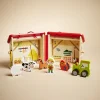 Gifi Eveil<Ferme ou hôpital ou caserne de pompiers pliable en bois 20,5x17,5xH19cm
