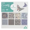 Gifi Feuilles de papier créatif 8 designs 24 pages L15x15cm
