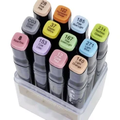 Gifi Feutres double pointe acrylique pastel x12
