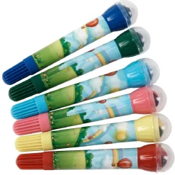Gifi Feutre tampon 6 couleurs double fonction
