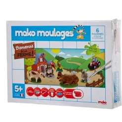 Figurines à peindre Mako moulage Bienvenue à la ferme*Gifi Discount