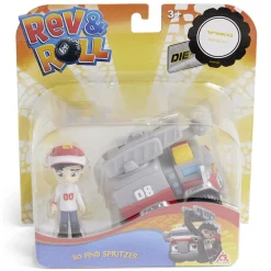 New Gifi Figurine + voiture Bo et Spritzer Rev&Roll plastique + 3ans