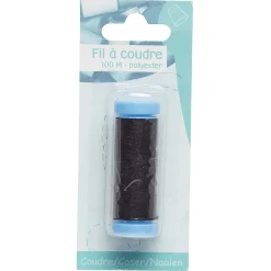 Gifi Fil à coudre polyester noir 100 m