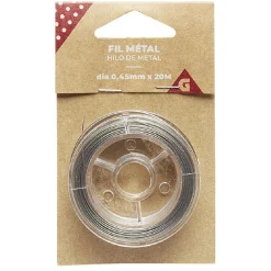 Gifi Fil métallique gris