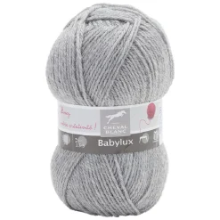 Gifi Fil à tricoter Babycol gris 50 g
