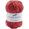 Gifi Fil à tricoter coton acrylique rouge