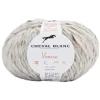 Gifi Fil à tricoter Venise blanc écru 50 g