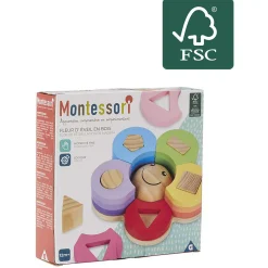 Gifi Jeux De Société Et Éducatifs<Fleur d'éveil en bois certifié FSC® Montessori