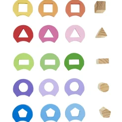 Gifi Jeux De Société Et Éducatifs<Fleur d'éveil en bois certifié FSC® Montessori
