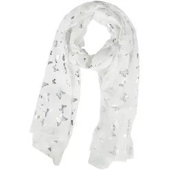 Sale Gifi Foulard imprimé papillon