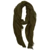 Outlet Gifi Foulard kaki motif sequins
