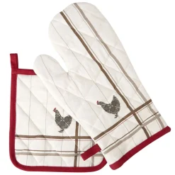 Sale Gifi Gant de cuisine et manique motif poule