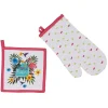 Sale Gifi Gant de cuisine et manique motif tropical