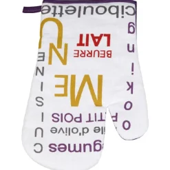 New Gifi Gant de cuisine et manique mots