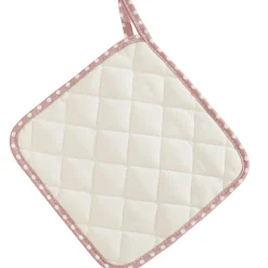 Best Gifi Gant de cuisine et manique rose beige