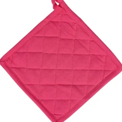 Discount Gifi Gant de cuisine et manique rose fuchsia