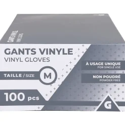 Best Gifi Gant en vinyle à usage unique x 100 taille M