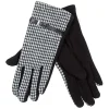 Online Gifi Gant pied de poule noir et blanc textile